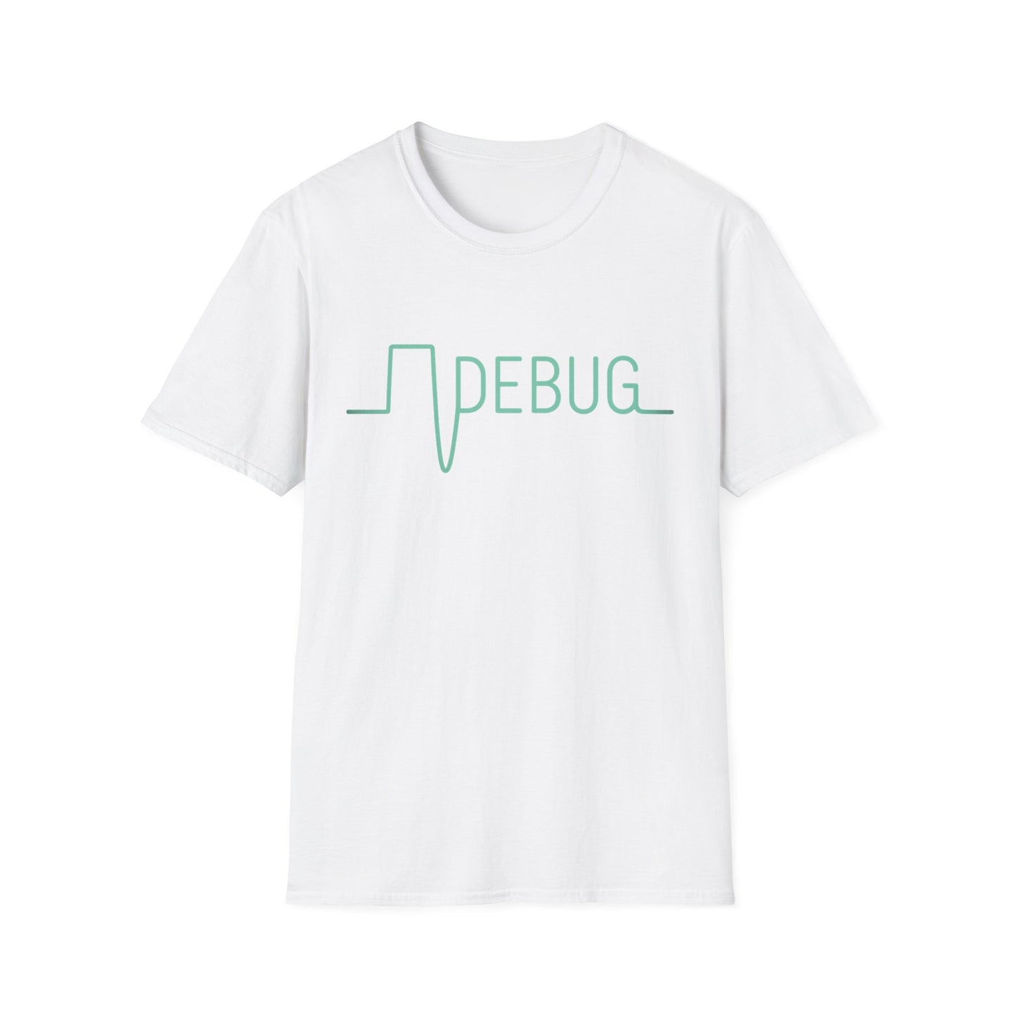 DEBUG Waveform T-Shirt – Retro Electronics, Coder & Hacker Apparel