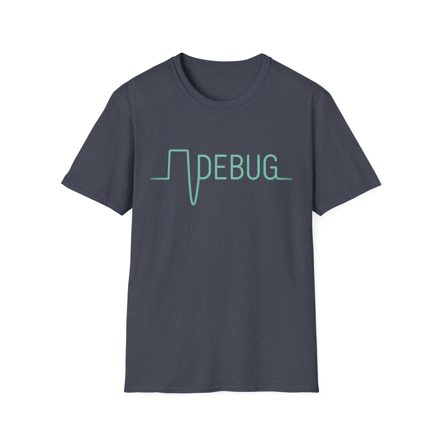 DEBUG Waveform T-Shirt – Retro Electronics, Coder & Hacker Apparel