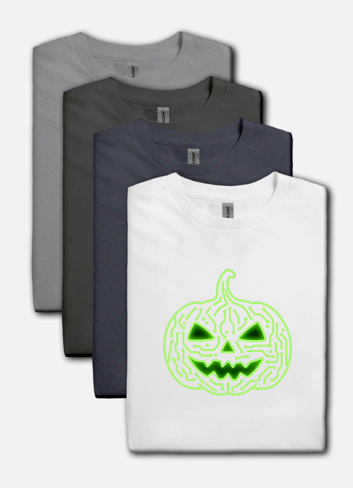 Circuit Board Pumpkin Shirt – Halloween Techwear for Coders & Makers