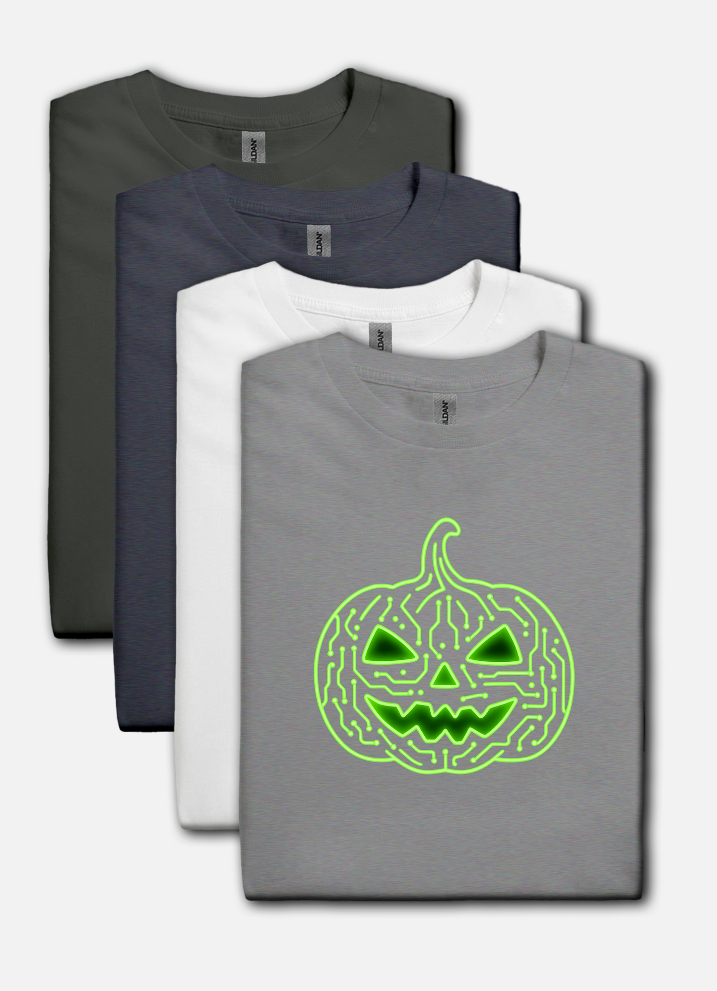 Circuit Board Pumpkin Shirt – Halloween Techwear for Coders & Makers