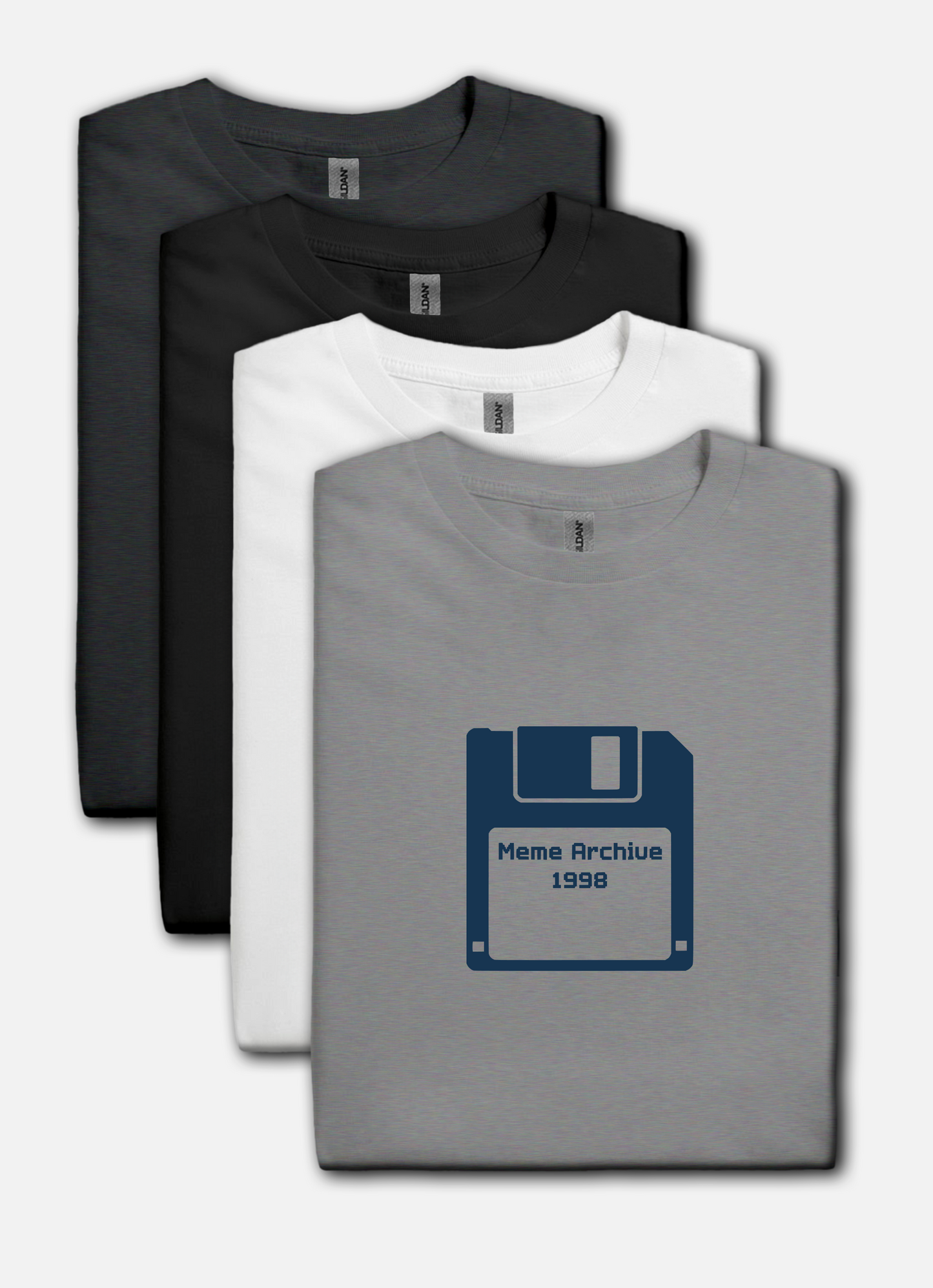 Meme Archive 1998 Retro Floppy Disk T-Shirt – Vintage Internet Humor for Tech Nostalgia Fans