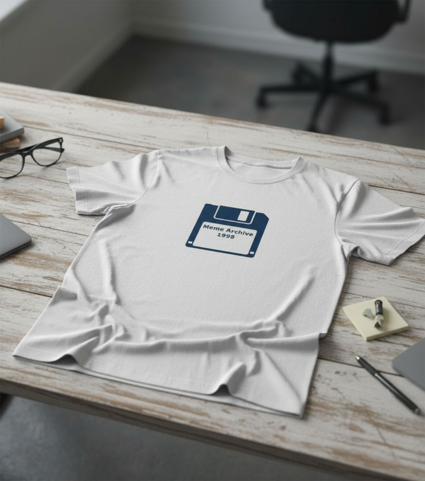 Meme Archive 1998 Retro Floppy Disk T-Shirt – Vintage Internet Humor for Tech Nostalgia Fans