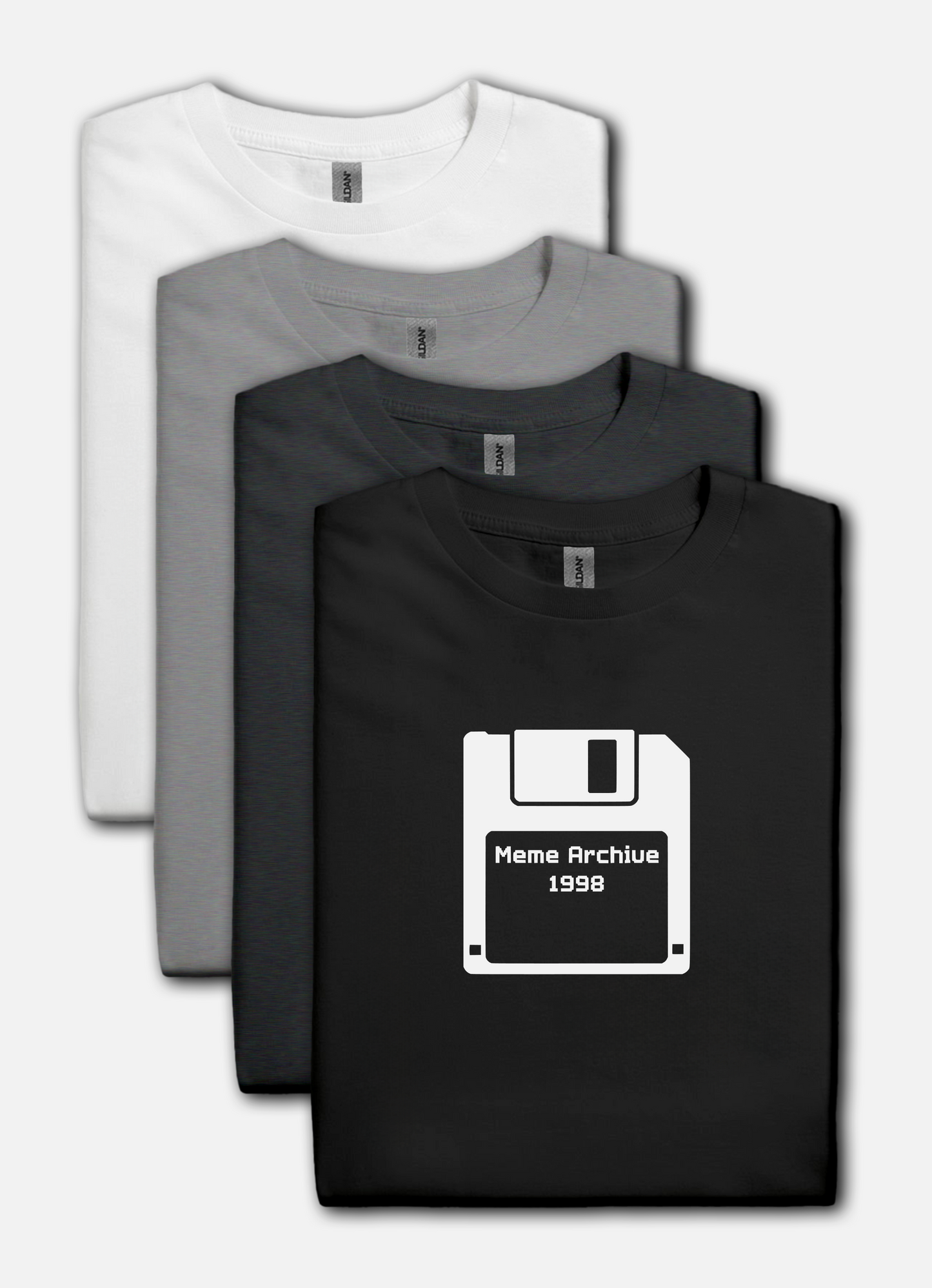 Meme Archive 1998 Retro Floppy Disk T-Shirt – Vintage Internet Humor for Tech Nostalgia Fans