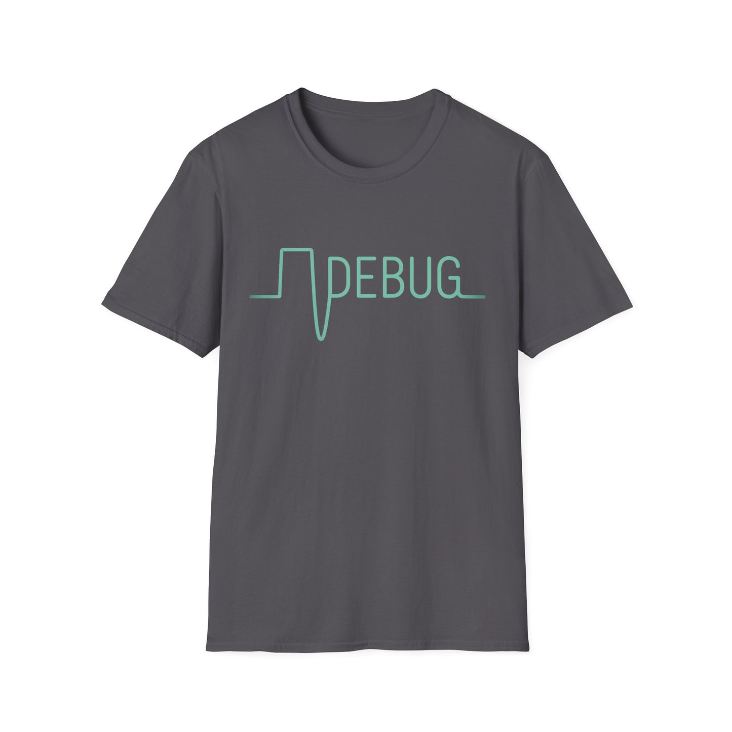 DEBUG Waveform T-Shirt – Retro Electronics, Coder & Hacker Apparel