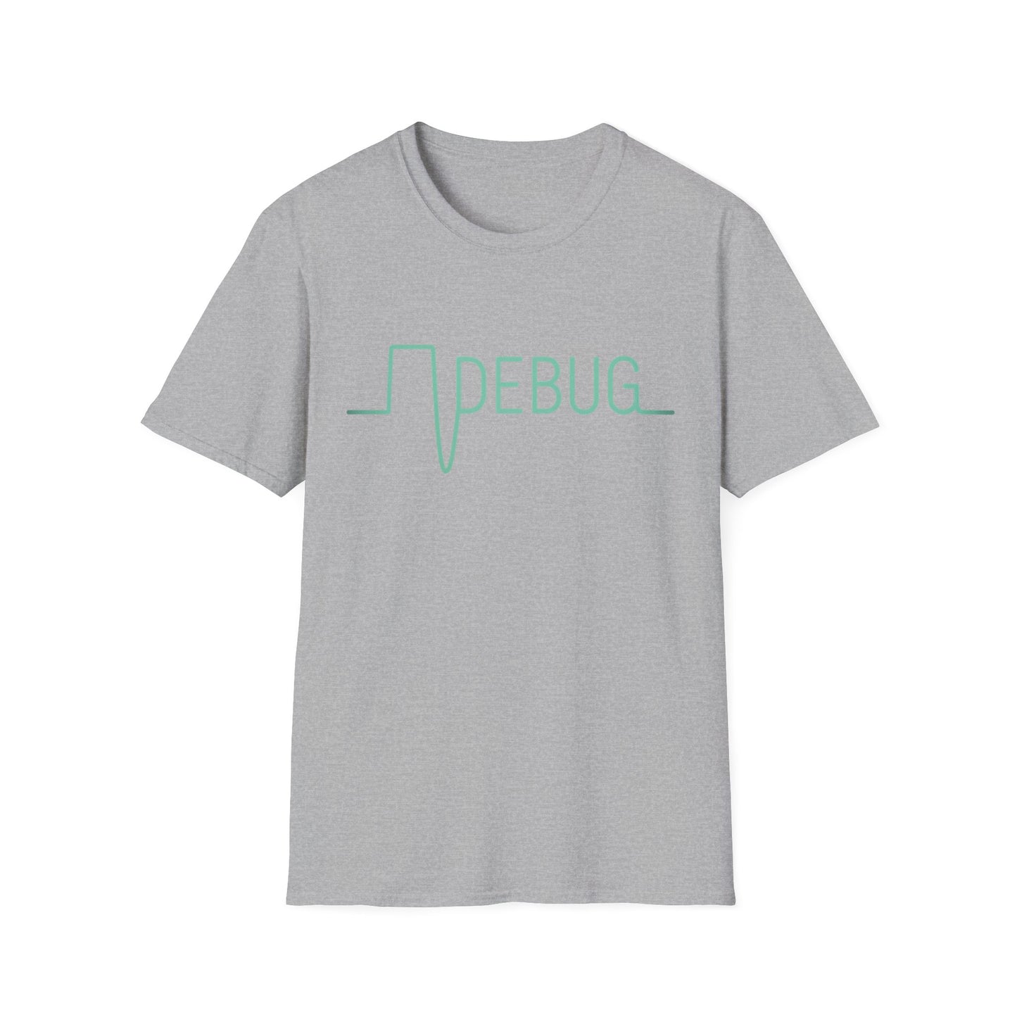 DEBUG Waveform T-Shirt – Retro Electronics, Coder & Hacker Apparel