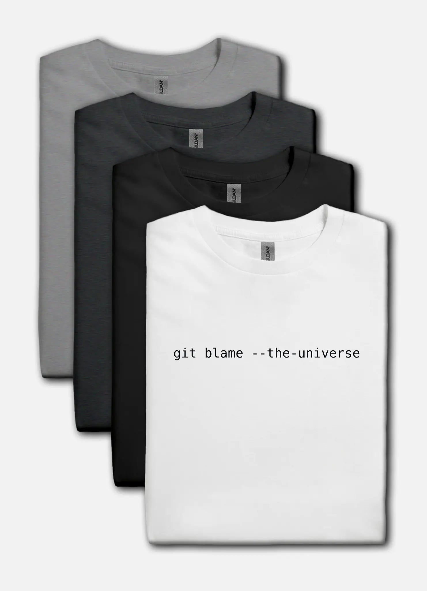 git blame shirt on white | programming tee