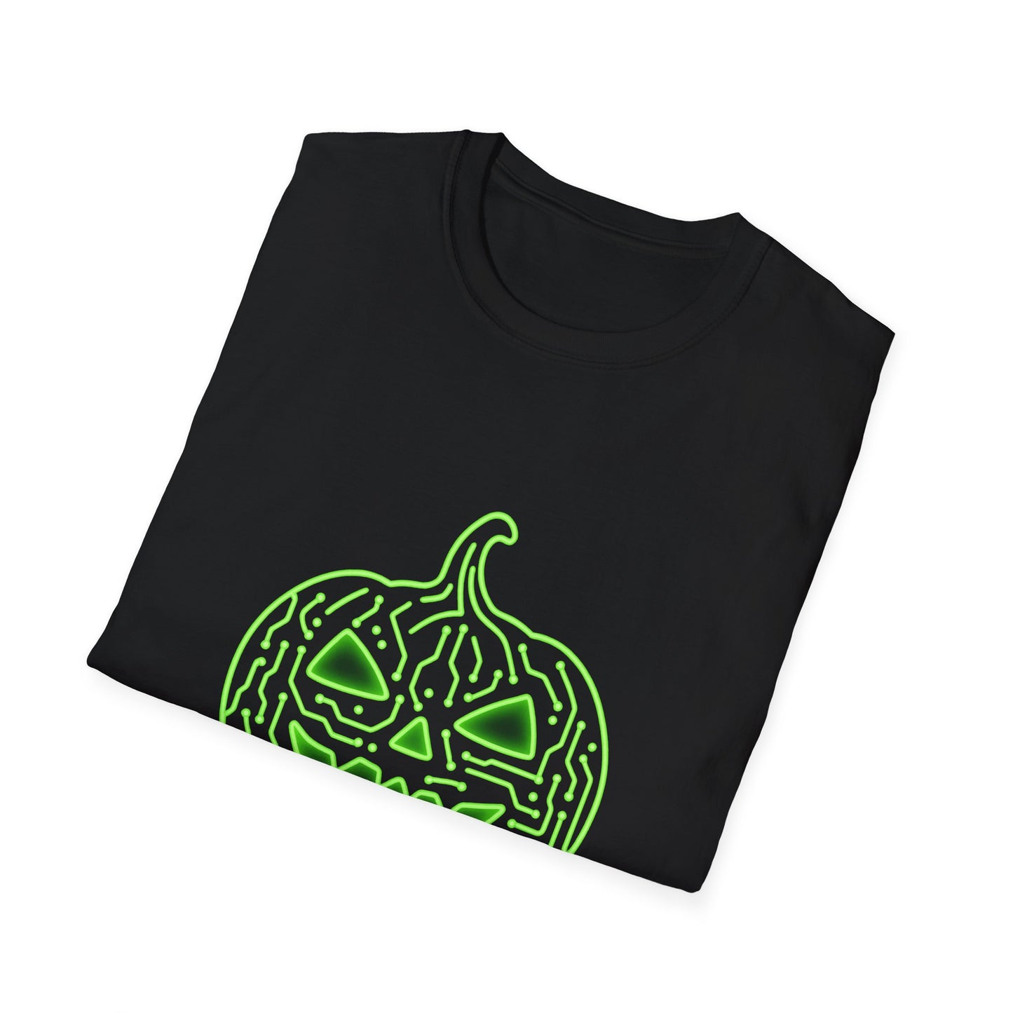 Circuit Board Pumpkin Shirt – Halloween Techwear for Coders & Makers