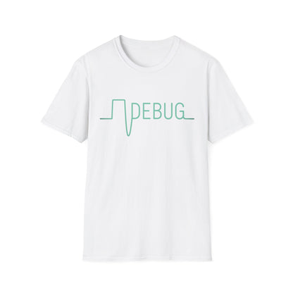 DEBUG Waveform T-Shirt – Retro Electronics, Coder & Hacker Apparel