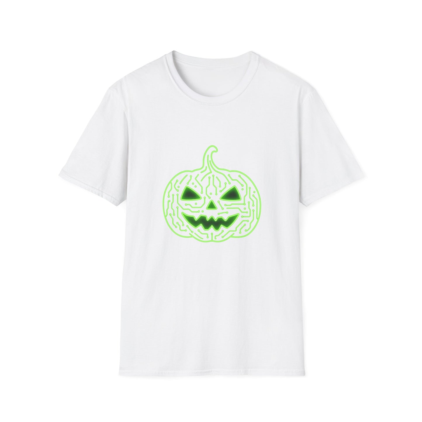 Circuit Board Pumpkin Shirt – Halloween Techwear for Coders & Makers