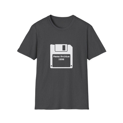 Meme Archive 1998 Retro Floppy Disk T-Shirt – Vintage Internet Humor for Tech Nostalgia Fans