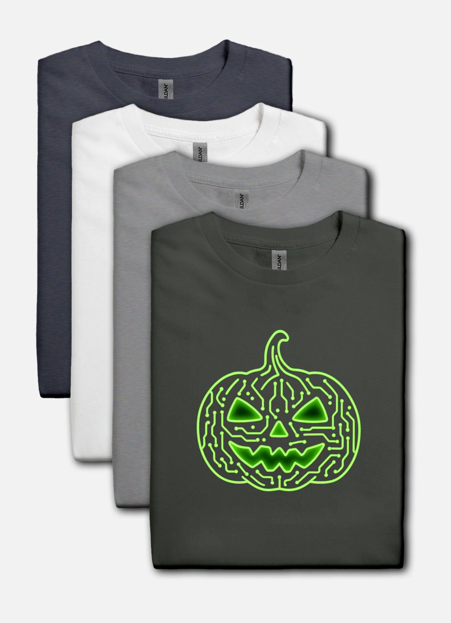 Circuit Board Pumpkin Shirt – Halloween Techwear for Coders & Makers