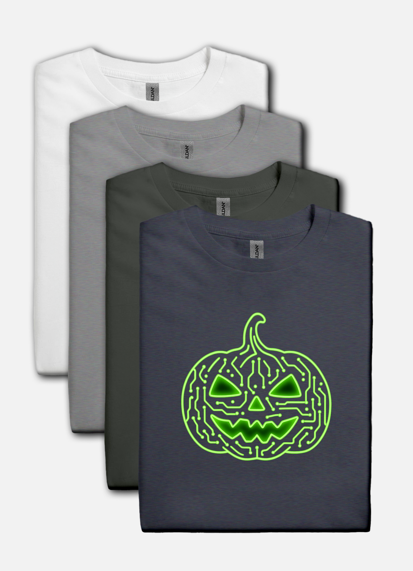 Circuit Board Pumpkin Shirt – Halloween Techwear for Coders & Makers