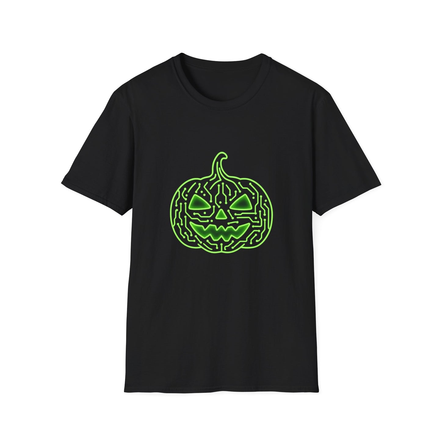 Circuit Board Pumpkin Shirt – Halloween Techwear for Coders & Makers