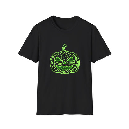 Circuit Board Pumpkin Shirt – Halloween Techwear for Coders & Makers