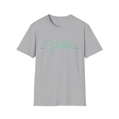 DEBUG Waveform T-Shirt – Retro Electronics, Coder & Hacker Apparel