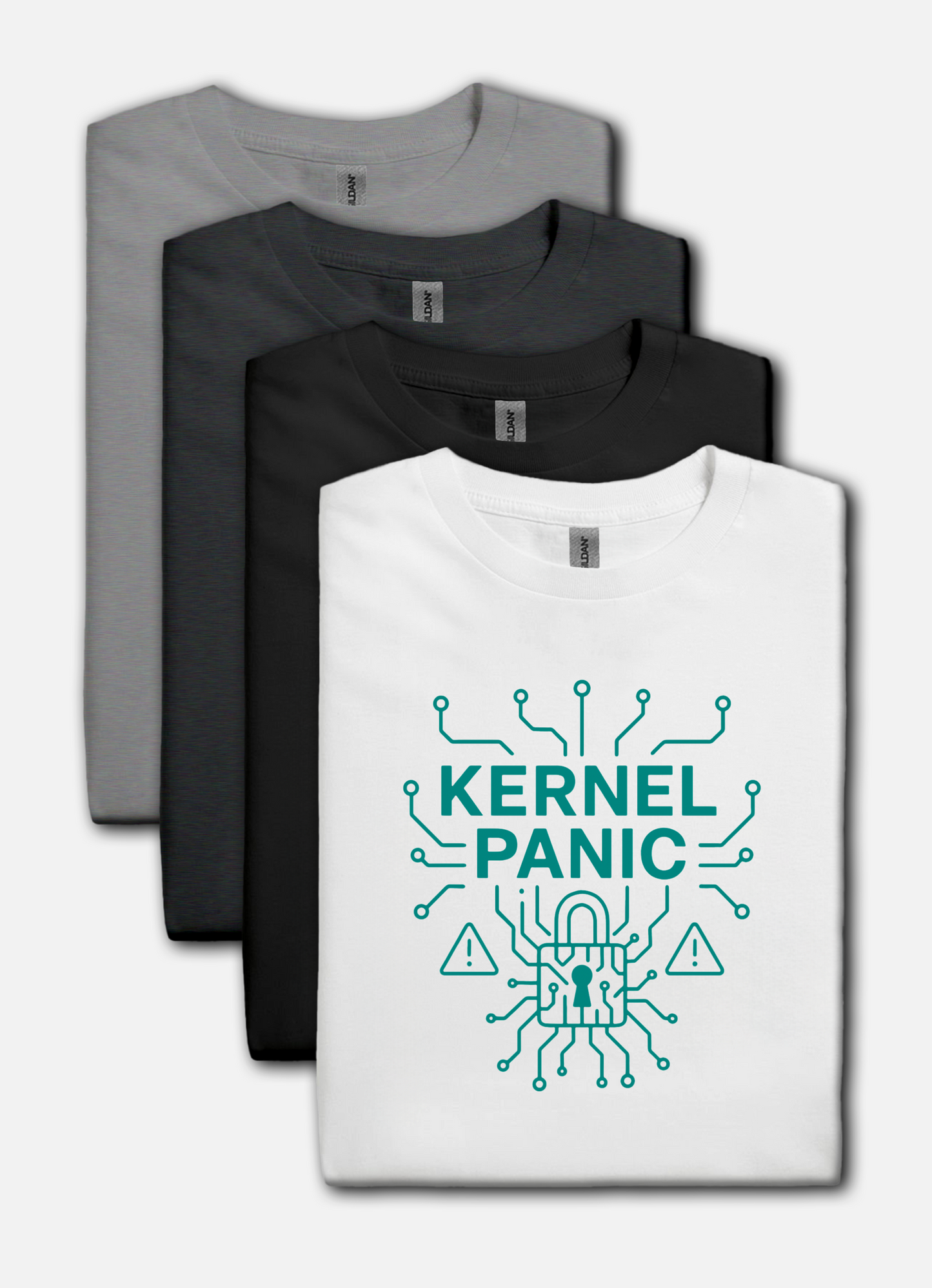 Kernel Panic Shirt – Hacker & Programmer Graphic